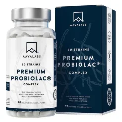 Aavalabs Premium Probiolac Komplex 30 Bakterienstämme, 90 St