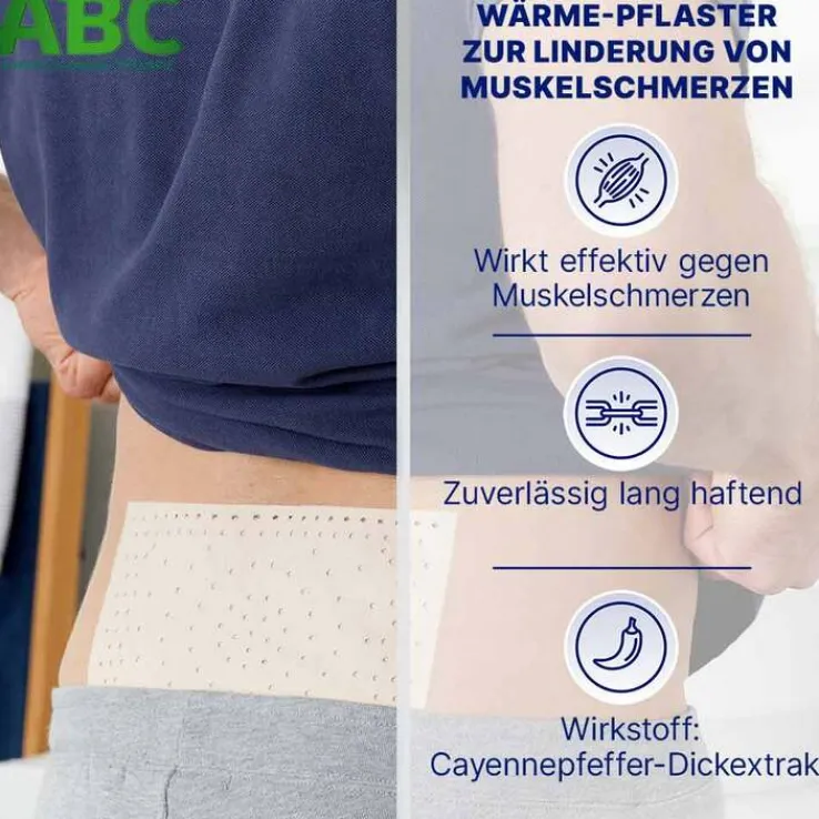 ABC Wärme Pflaster Capsicum, 2 St