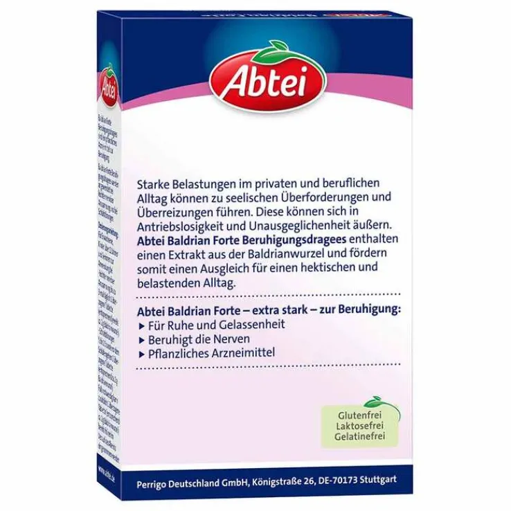 Abtei Baldrian Forte Beruhigungsdragees, 30 St