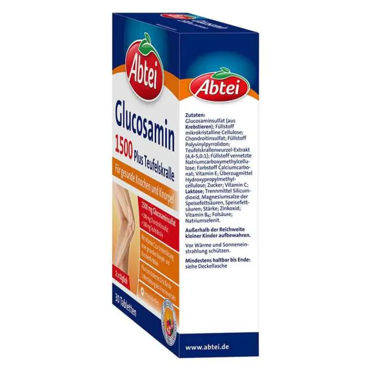 Abtei Glucosamin 1500 Tabletten TF, 30 St