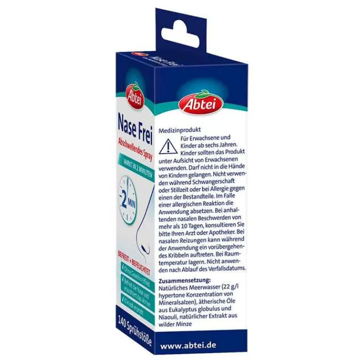 Abtei Nase Frei 2 Min abschwellendes Spray, 20 ml