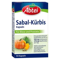 Abtei Sabal Kürbis Kapseln, 54 St