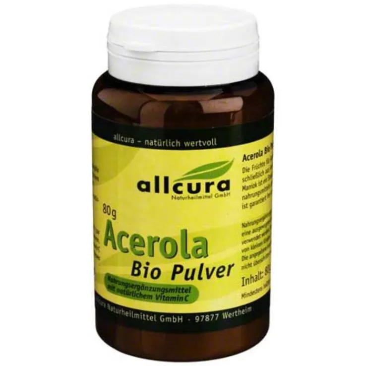 Acerola Bio Pulver, 80 g