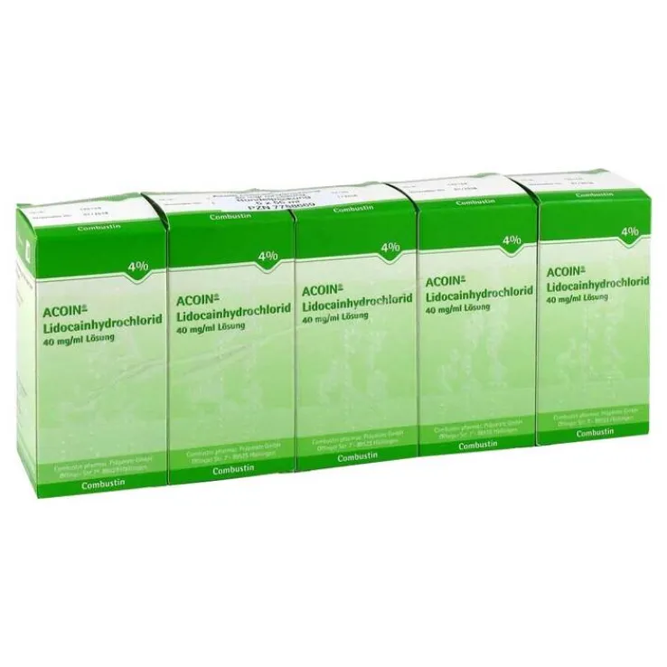 Acoin Lidocainhydrochlorid 40 mg / ml Lösung, 5X50 ml
