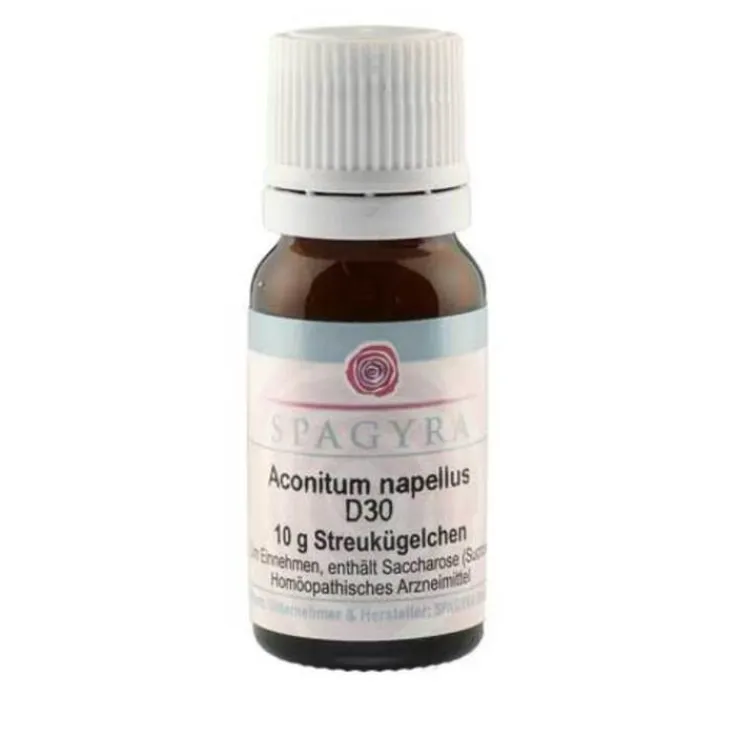 Aconitum napellus D 30 Globuli, 10 g