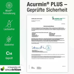 Acurmin Plus Das Mizell-Curcuma Weichkapseln, 180 St