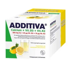 Additiva Calcium + D3 + K2 Granulat, 60 St