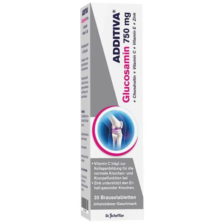 Additiva Glucosamin 750 mg Brausetabletten, 20 St