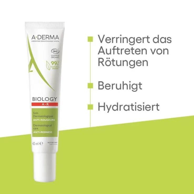 A-Derma Biology Anti-Rötungspflege dermatologisch, 40 ml