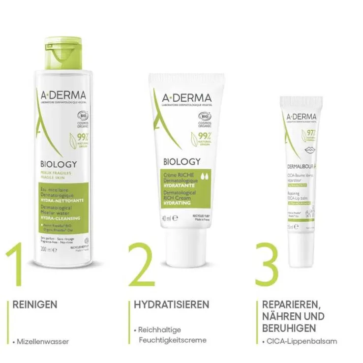 A-Derma Dermalibour + Cica Lippenbalsam, 15 ml