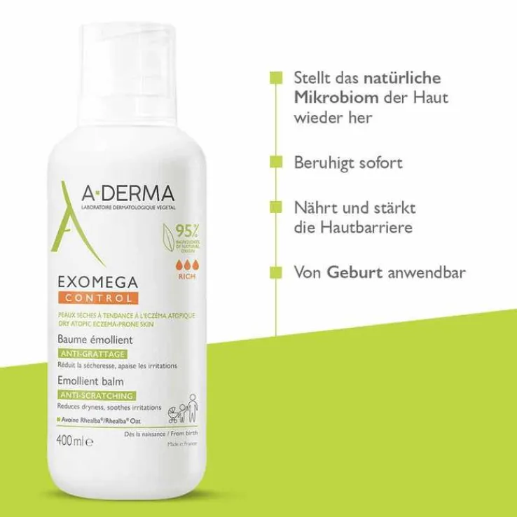 A-Derma Exomega Control Balsam + Spray Promo-Kit, 1 St