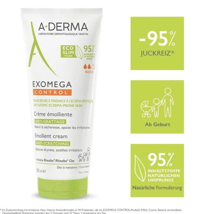 A-Derma Exomega Control Creme rückfettend, 200 ml