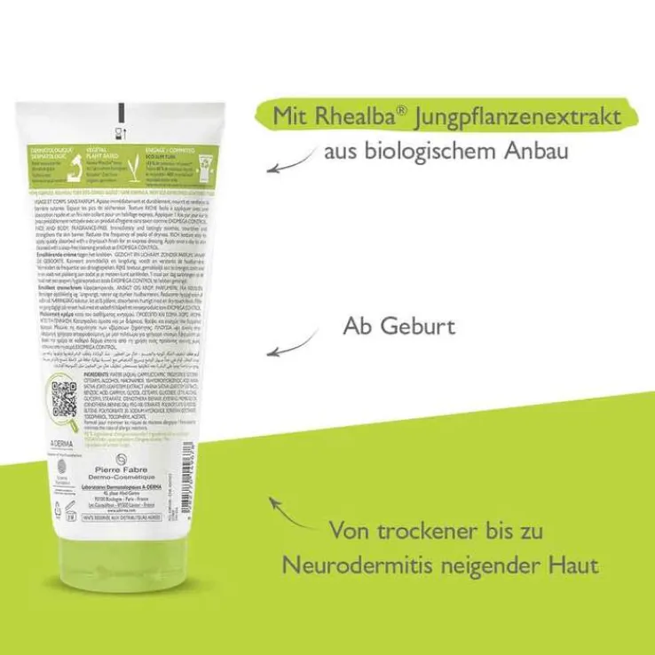 A-Derma Exomega Control Creme rückfettend, 200 ml