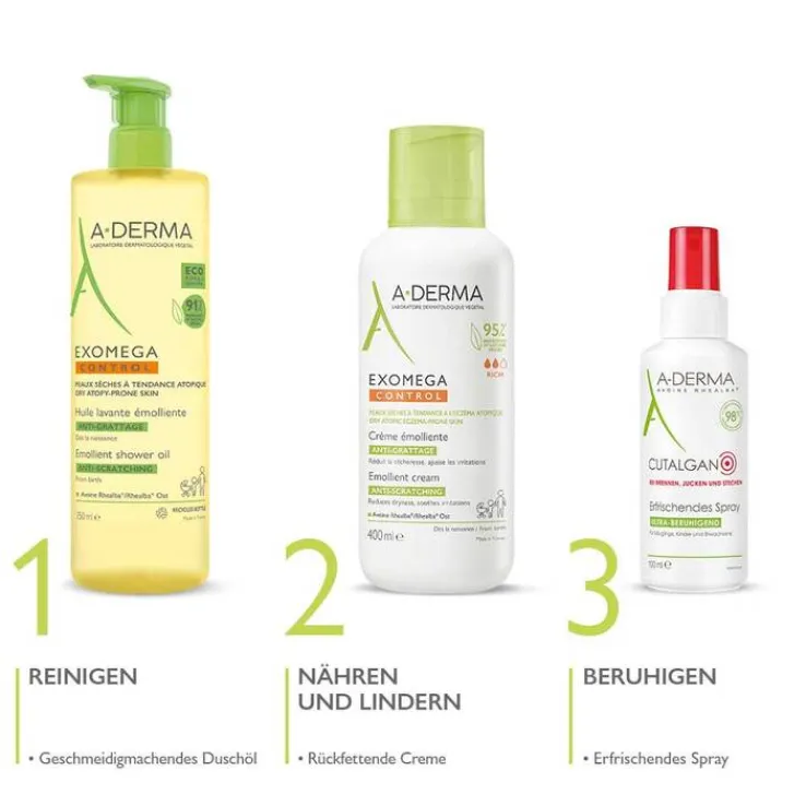A-Derma Exomega Control Creme rückfettend, 400 ml