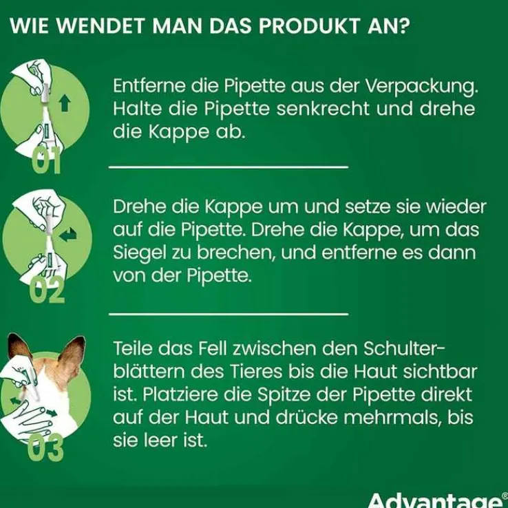 Advantage 250 für Hunde von 10-25 kg, 4 St