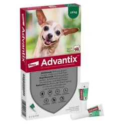 Advantix Spot-on Hund bis 4 kg Lösung, 4 St