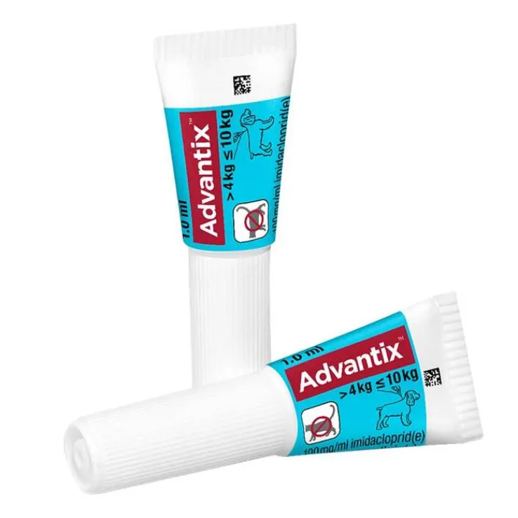 Advantix Spot-on Hund 4 - 10 kg Lösung, 4 St