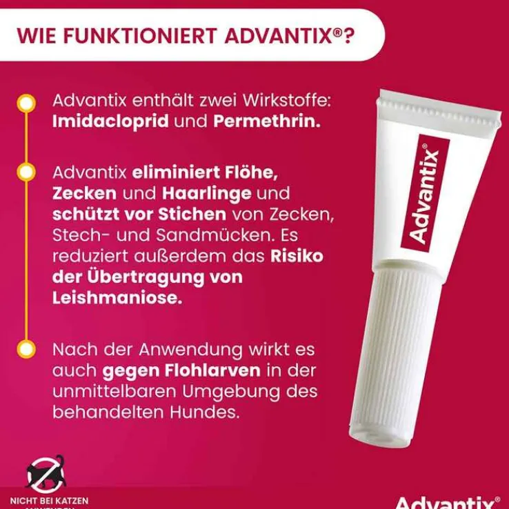 Advantix Spot-on Hund 4 - 10 kg Lösung, 4 St