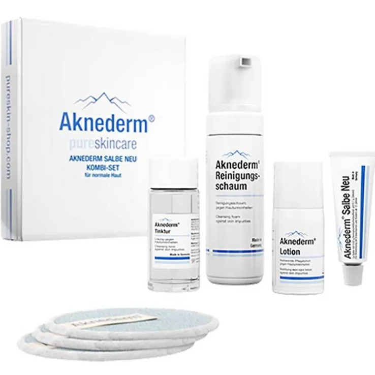 Aknederm Salbe Neu Kombiset für normale Haut, 1 P