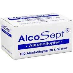 Alkoholtupfer Alcosept, 100 St