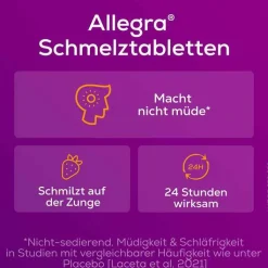 Allegra Allergietabletten Kinder 10 mg Schmelztabletten, 6 St