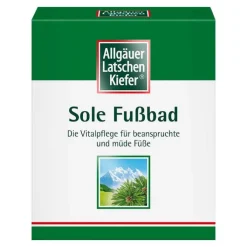 Allgäuer Latschenkiefer Sole Fußbad, 10X10 g