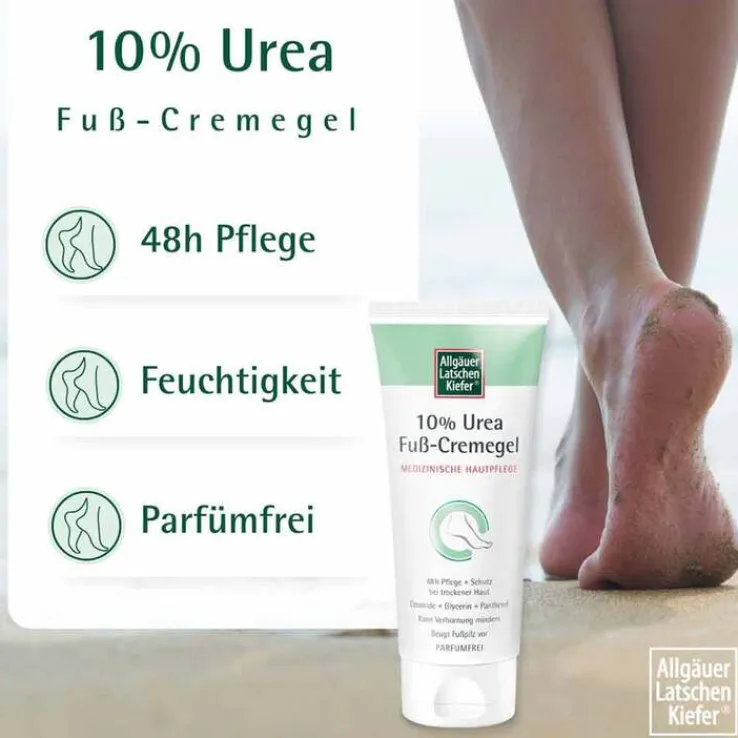 Allgäuer Latschenkiefer 10% Urea Fuß Cremegel, 100 ml