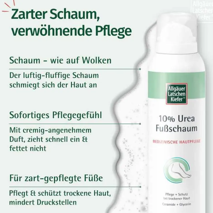 Allgäuer Latschenkiefer 10% Urea Fußschaum, 150 ml