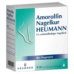 Amorolfin Nagelkur HEUMANN 5 % wirkstoffhaltiger Nagellack, 5 ml