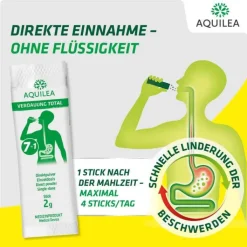 Aquilea Verdauung Total Pulver zum Einnehmen Sticks, 12 St