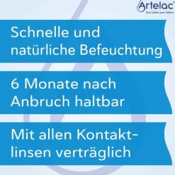 Artelac® Splash MDO® Augentropfen für trockene brennende Augen, 2X15 ml