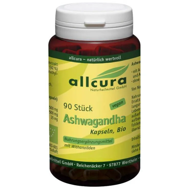 Ashwagandha Bio mit Extrakt Ksm 66 Kapseln, 90 St