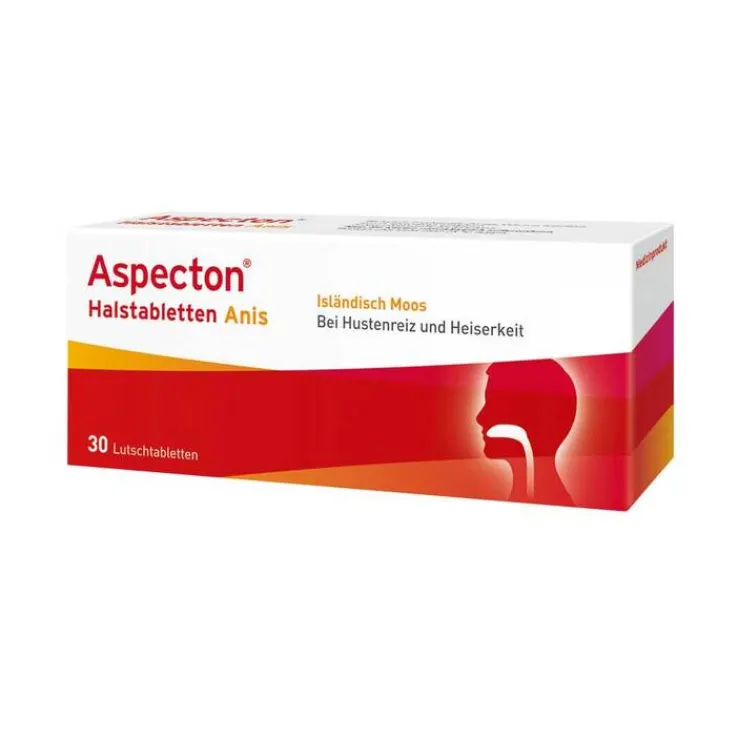 Aspecton Halstabletten Lutschtabletten, 30 St