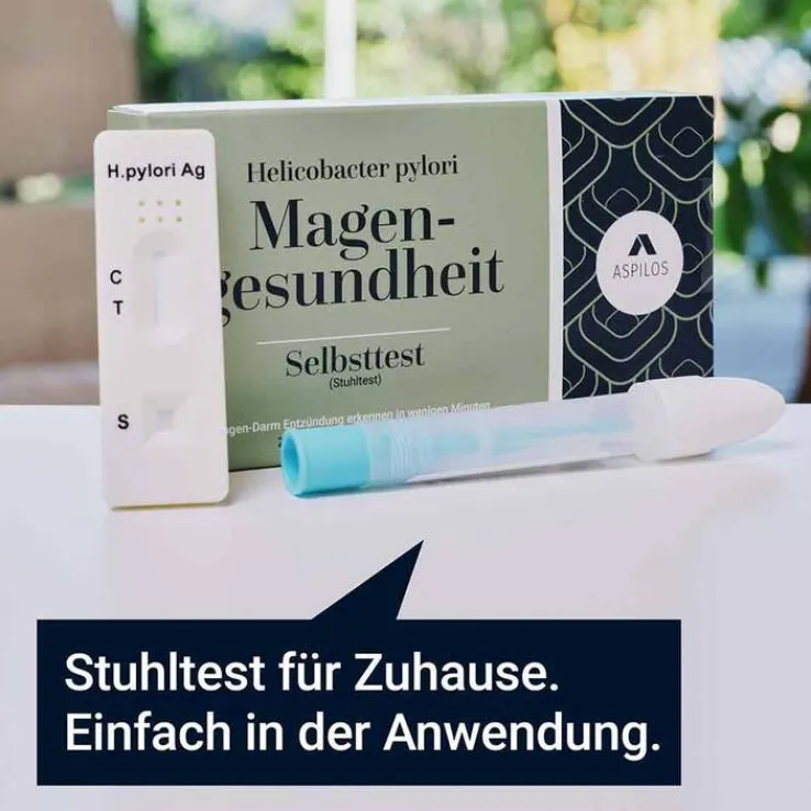 Aspilos Selbsttest Magengesundheit H.pylori Stuhl, 1 St
