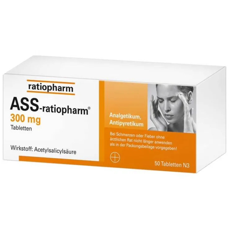 ASS-ratiopharm 300 mg Tabletten, 50 St