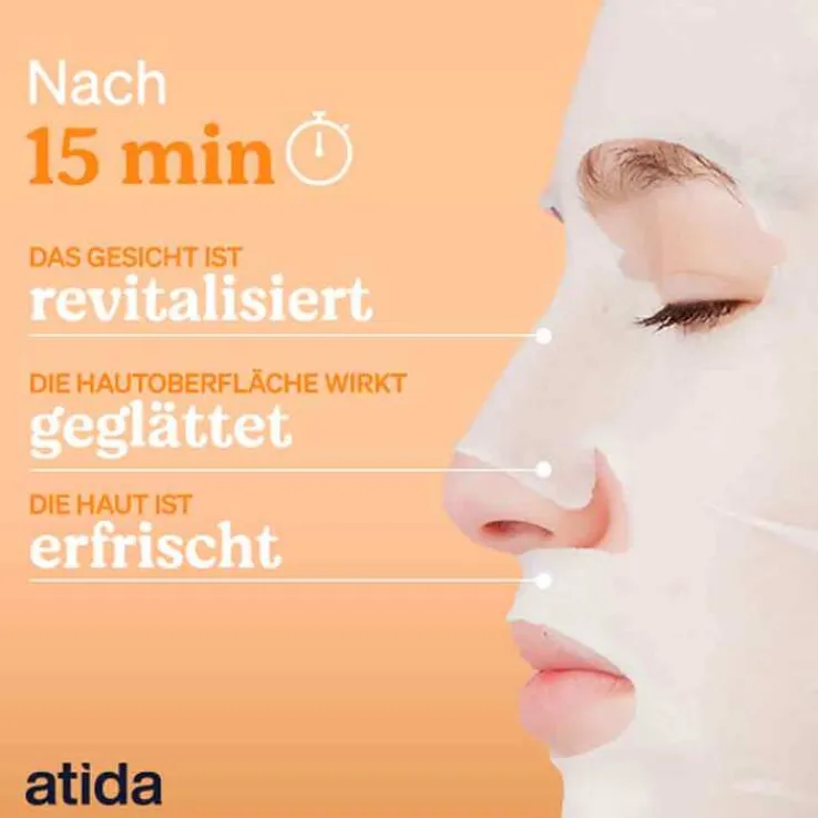 Atida Vitamin C Tuchmaske, 1 St