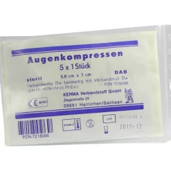 Augenkompressen steril 5,8x7, 5X1 St