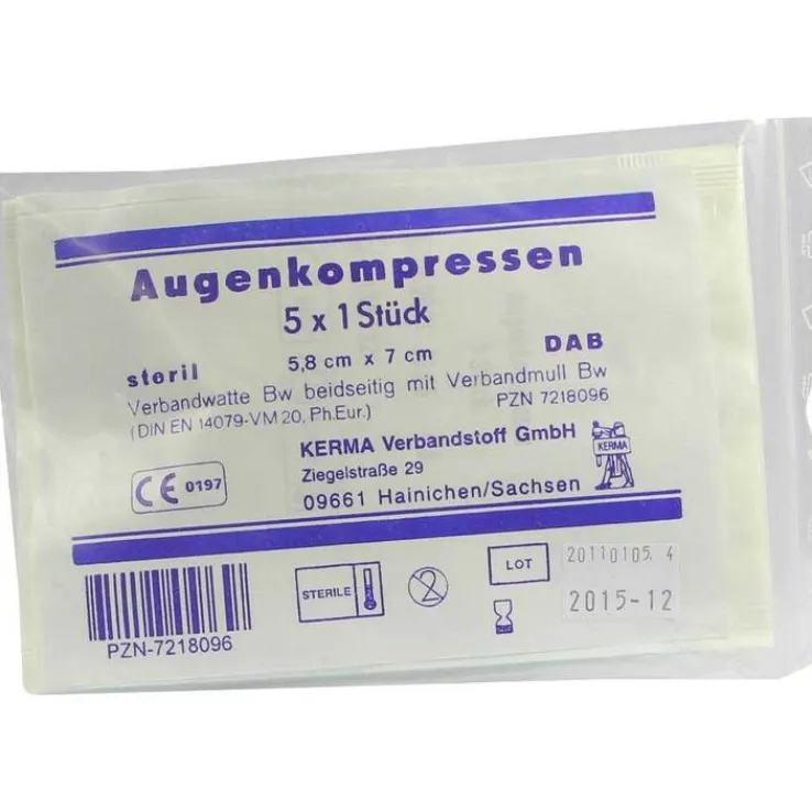 Augenkompressen steril 5,8x7, 5X1 St