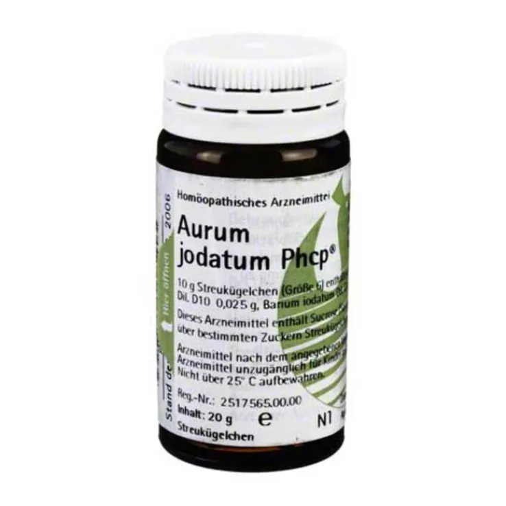 Aurum jodatum Phcp Globuli, 20 g