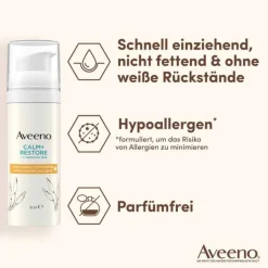 Aveeno Calm + Restore Hafer Tagespflege Creme LSF 50, 50 ml