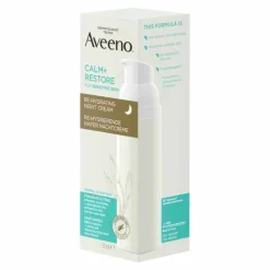 Aveeno Calm + Restore Re-Hydrierende Hafer Nachtcreme , 50 ml