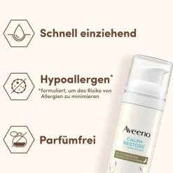 Aveeno Calm + Restore Re-Hydrierende Hafer Nachtcreme , 50 ml