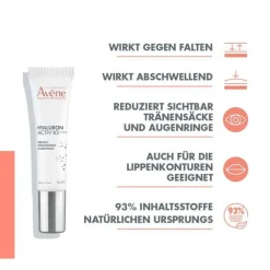 Avene Hyaluron Activ B3 dreifach korrigierende Augenpflege, 15 ml