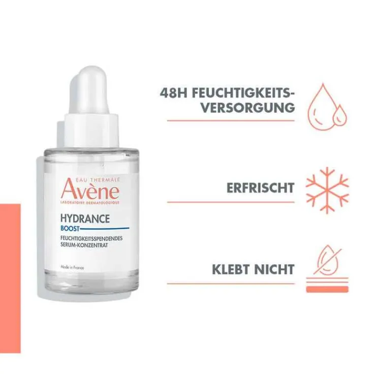 Avene Hydrance Boost feuchtigkeitsspendes Serum-Konzentrat, 30 ml