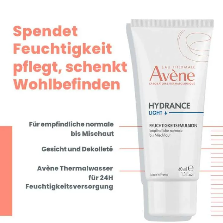 Avene Hydrance leicht Feuchtigkeitsemulsion, 40 ml