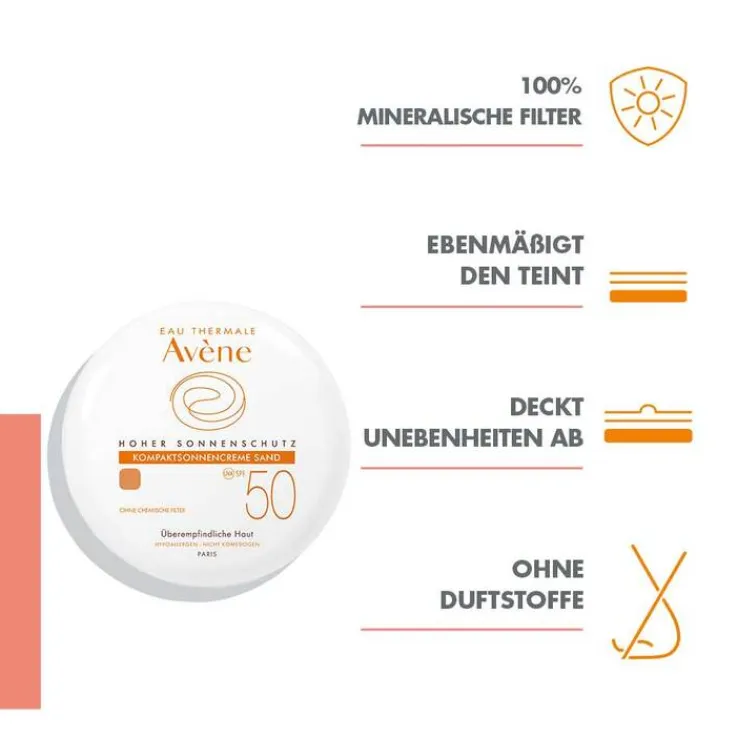 Avene Kompaktsonnencreme sand SPF 50, 10 g