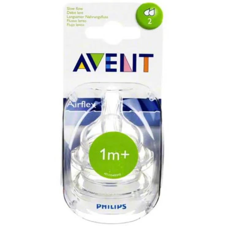 Avent Sauger Airflex 2 Loch, 2 St
