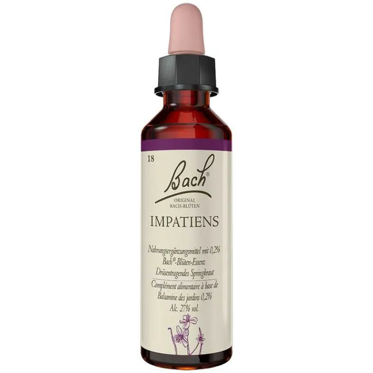 Bachblüten Nr. 18 Impatiens Tropfen, 20 ml