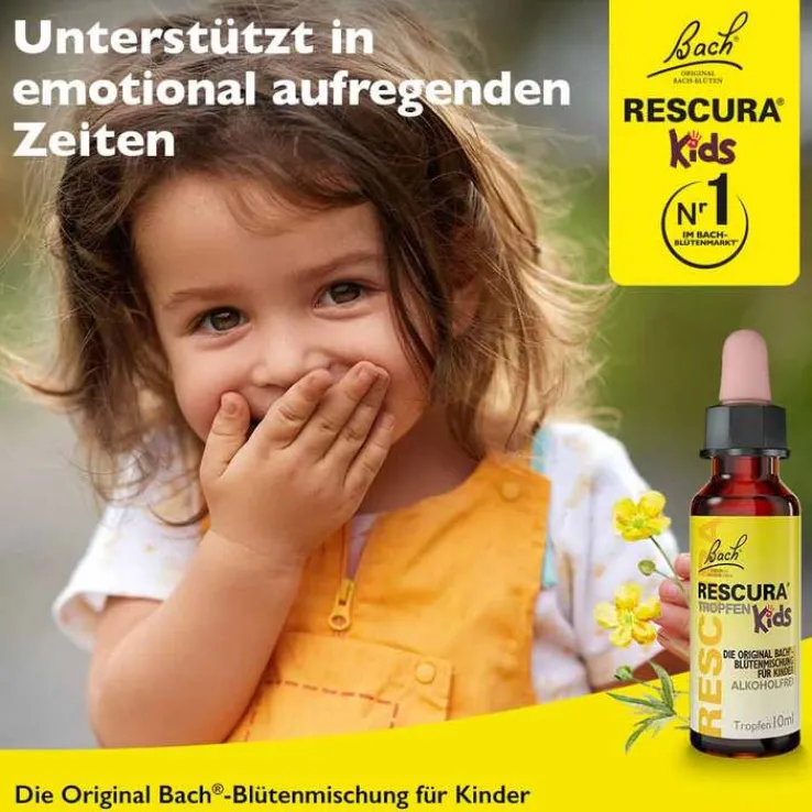 Bachblüten Original Rescura Kids Tropfen alkoholfrei, 10 ml