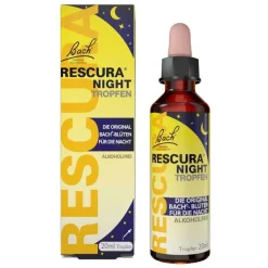 Bachblüten Original Rescura Night Tropfen alkoholfrei, 20 ml